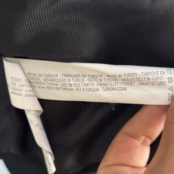 Zara Black Cropped Blazer - Picture 9 of 9